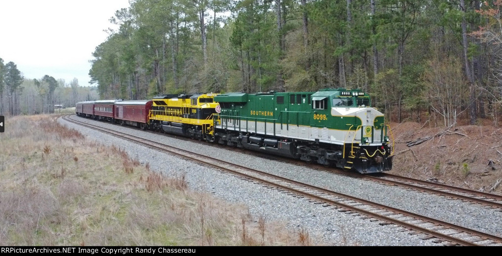 Norfolk Southern 8099 and 1069, Train 955